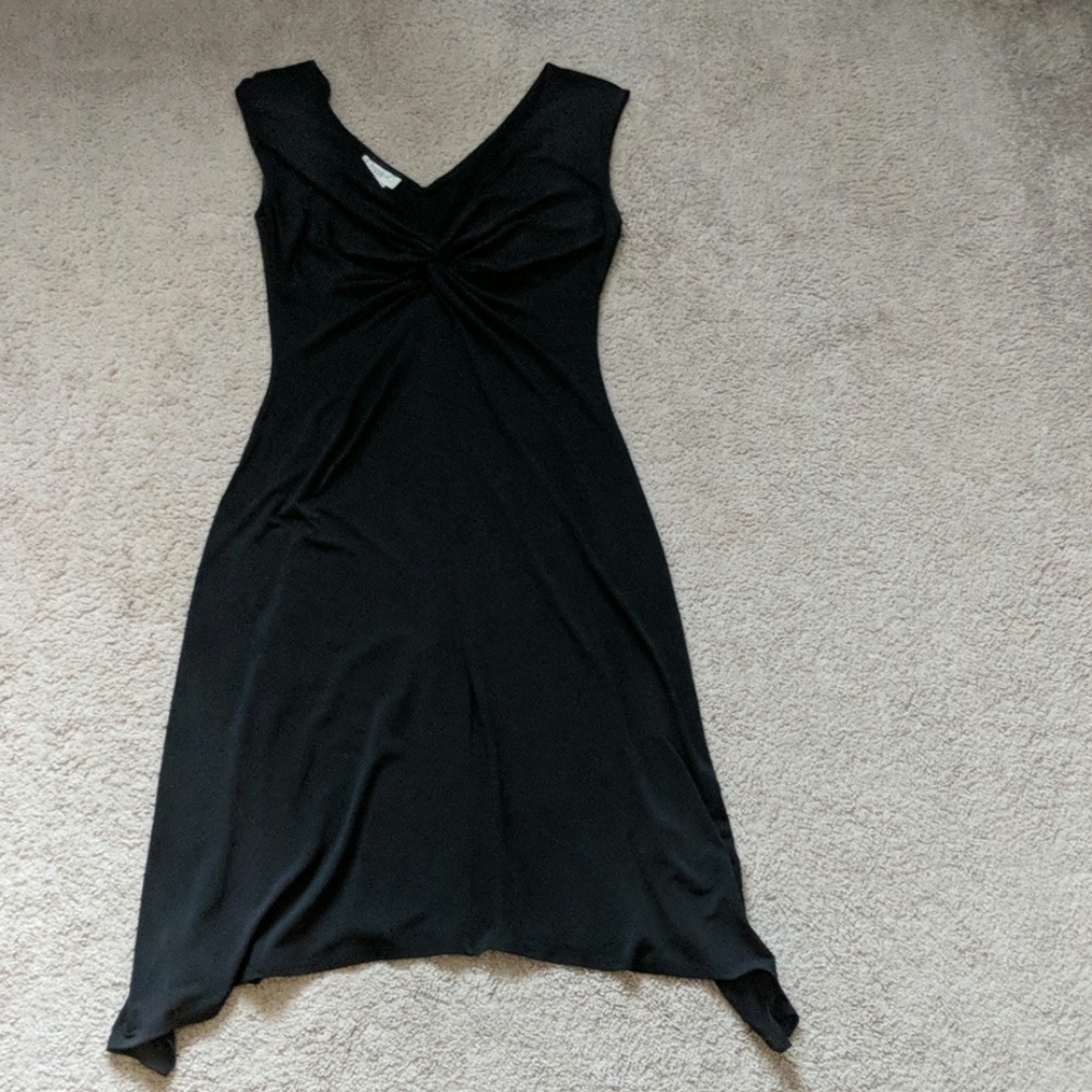 Black slinky dress
